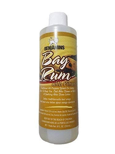 Benjamins Bay Rum with Pimento 8 oz - Traditional After-Shave & Splash