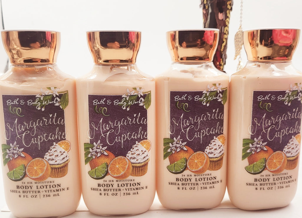 Bath & Body Works Margarita Cupcake Shea Body Lotion Set - 8 oz x3