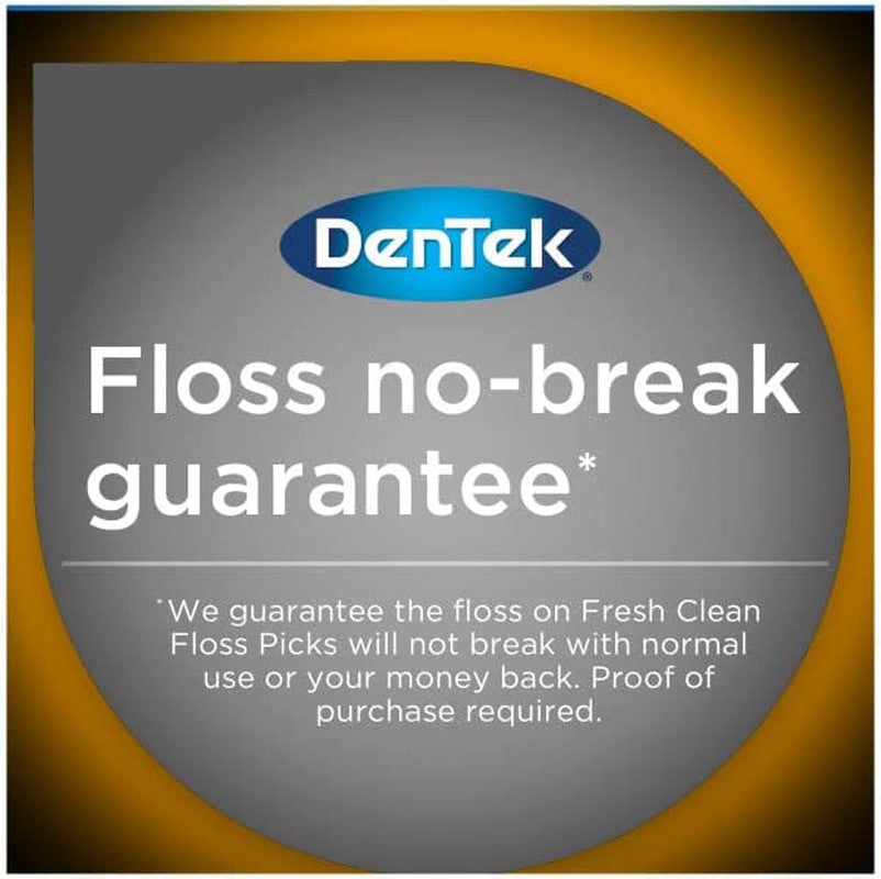 Dental Floss Picks Complete Clean 75 Count Pack of 2 - Easy Reach Back Teeth