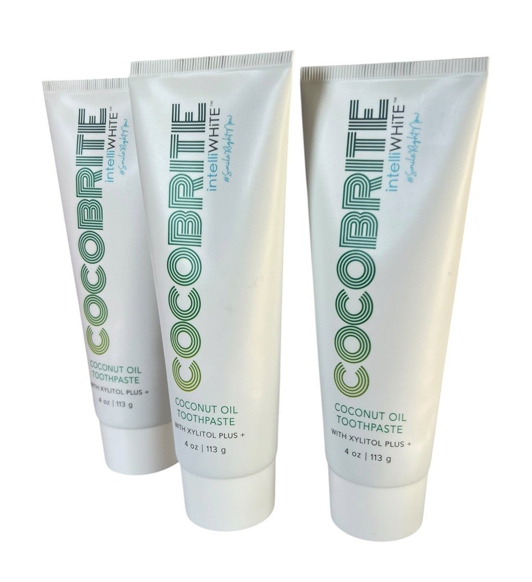 Cocobrite Coconut Oil Toothpaste with Xylitol - 4 Oz Natural Oral Care