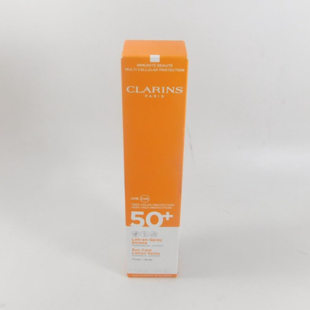 Clarins SPF 50+ Sun Care Lotion Spray for Body 5 oz UVB Protection