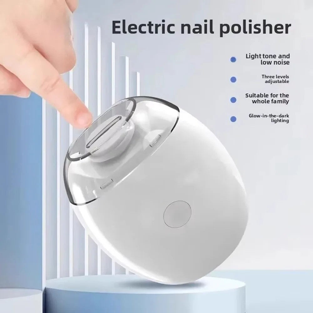 Electric Toe Nail Clippers for Thick Nails Rechargeable Trimmer with LED Light