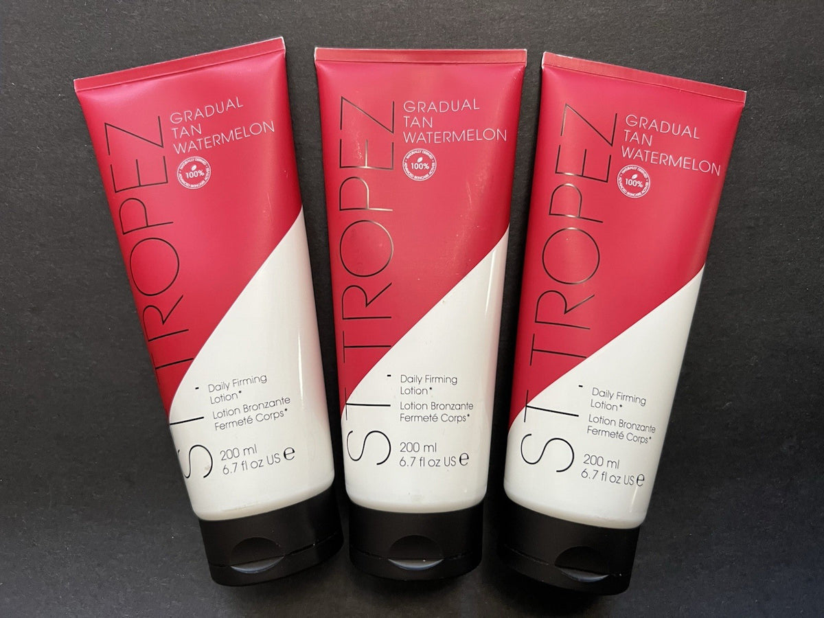 St. Tropez Watermelon Self-Tanning Lotion 200ml Daily Firming Lot of 3
