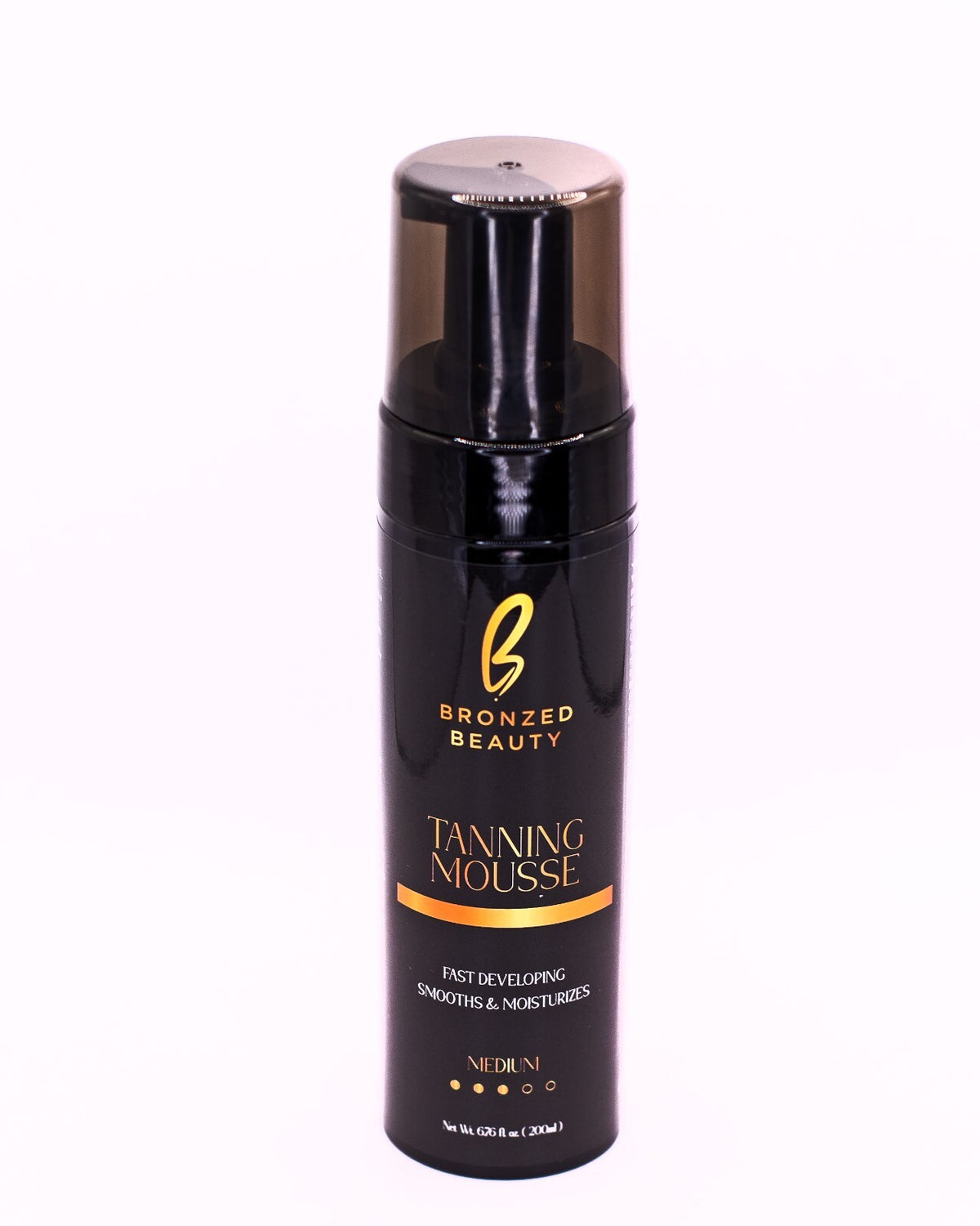 Medium Self Tanning Mousse - Natural Sugar Cane DHA, Sun-Kissed Glow, 6.76Oz