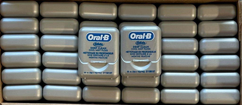 72 Pack Dental Floss - Deep Clean Cool Mint 15M Floss Refills