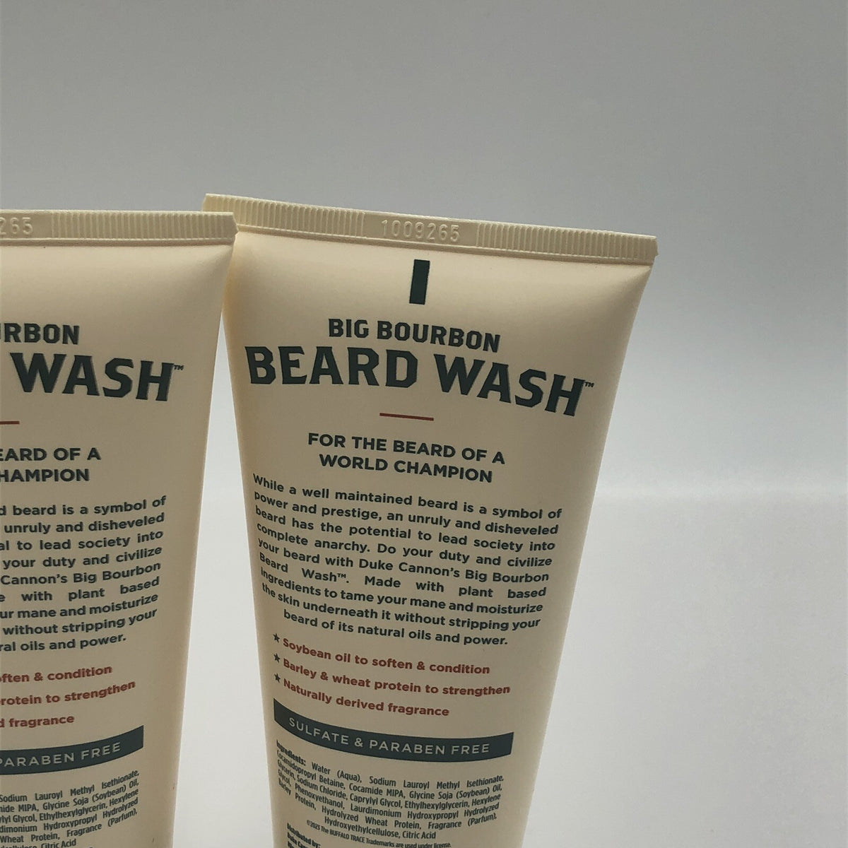 Duke Cannon Big Bourbon Beard Wash Buffalo Trace 6 Oz Lot of 2 - Men’s Grooming