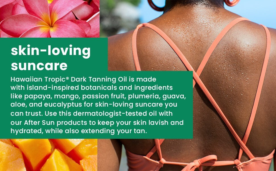 Dark Tanning Coconut Oil 8oz Pack of 3 - Moisturizing Sun Oil
