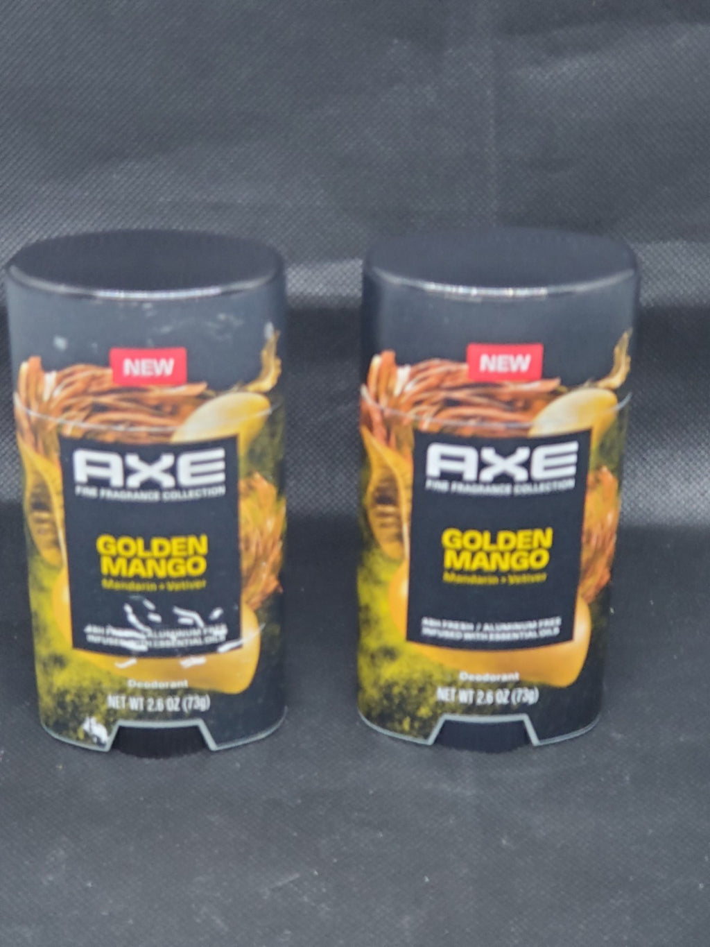 2-Pack AXE Fine Fragrance Collection Golden Mango Mandarin Vetiver Deodorant