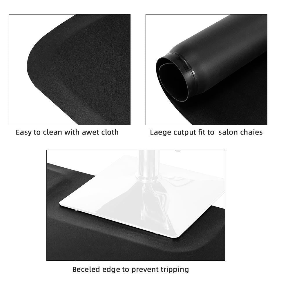 3' x 5' Anti-Fatigue Salon Mat for Hair Stylist & Barber Chairs - 1/2 Inch Thick