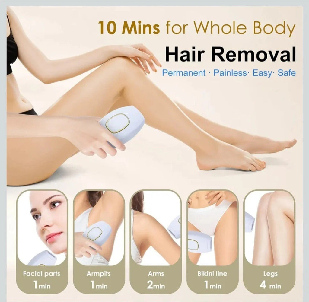 IPL Laser Hair Removal Device for Men & Women - 999,999 Flashes at-Home Hair Removal
