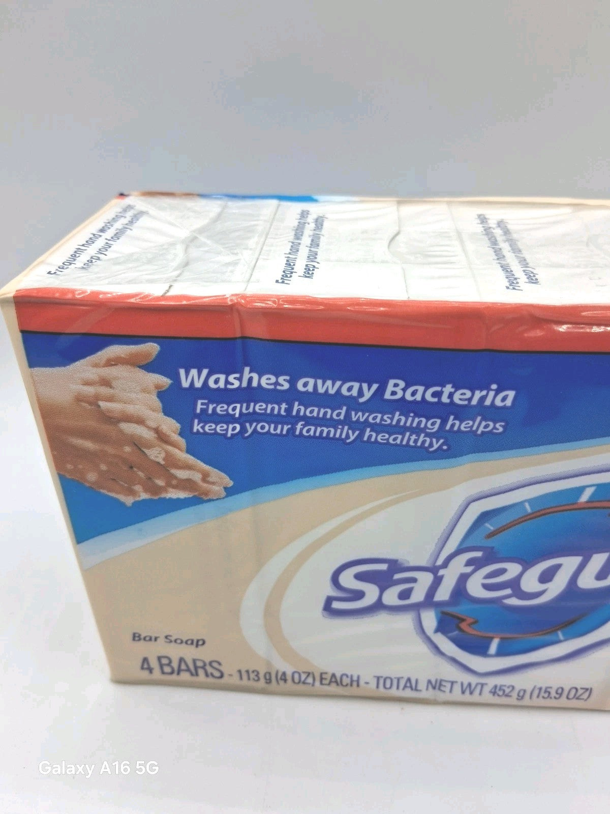 Antibacterial Deodorant Bar Soap Set - 4 Beige Bars, 4 oz Each