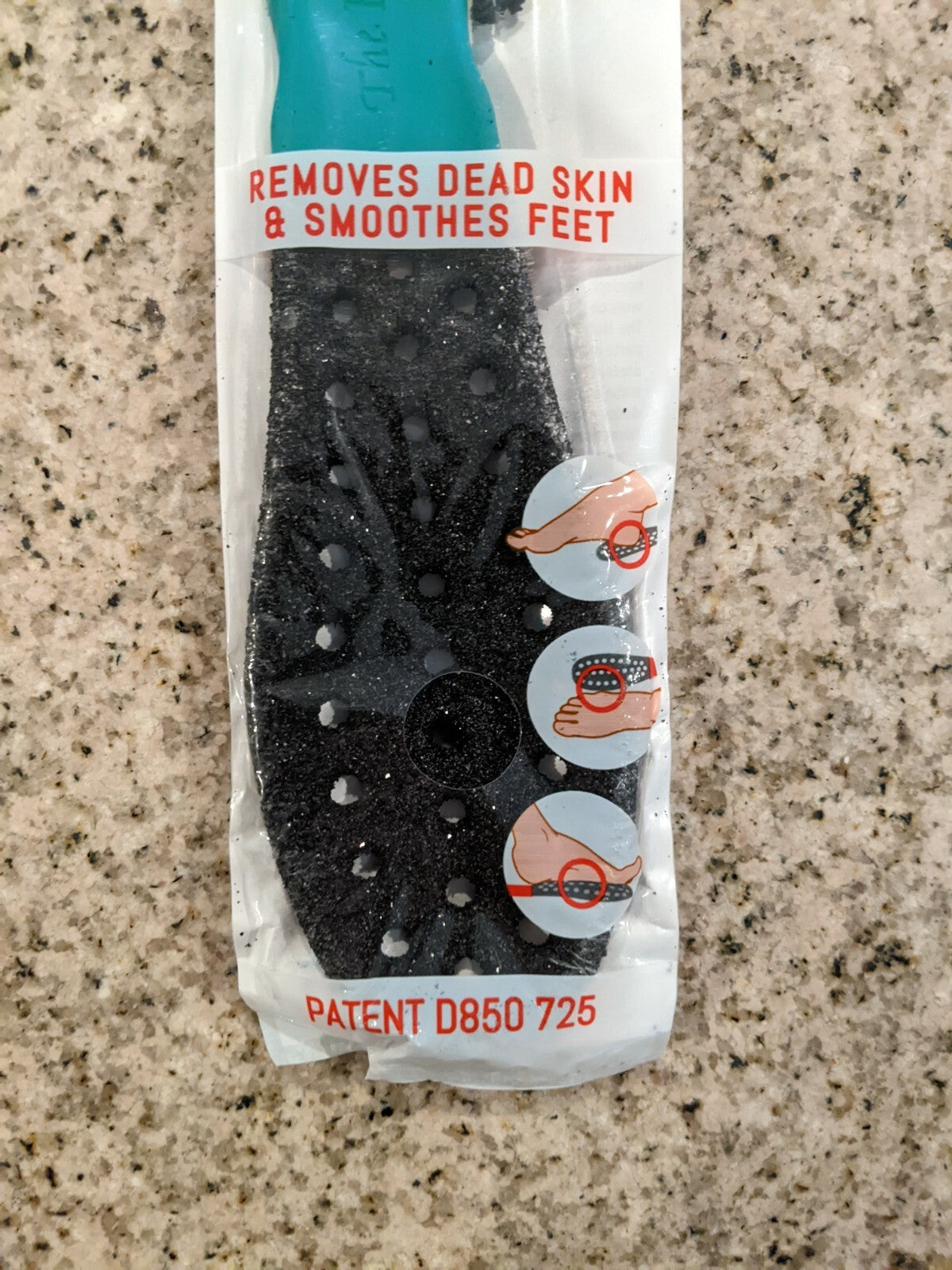 Multi-Color Coarse Foot File Callus Remover Pedicure Tool - Wet or Dry Use