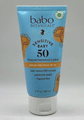 Baby Mineral Sunscreen SPF 50 - Sensitive, Chemical-Free, 3 Fl Oz
