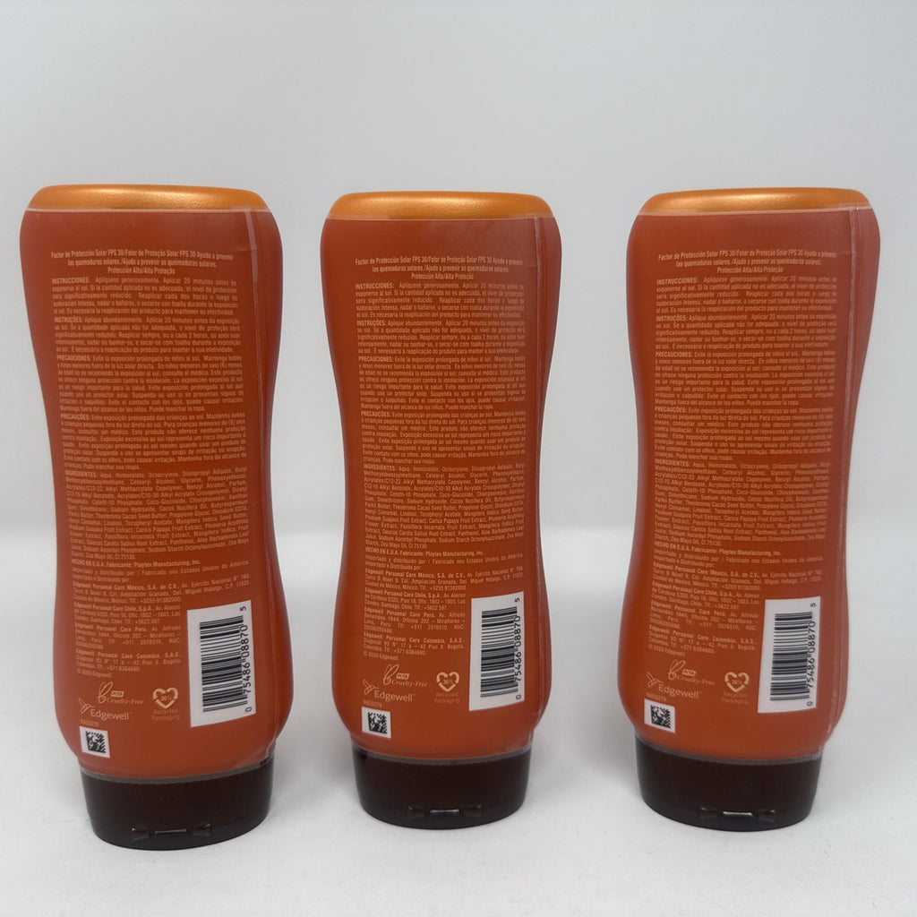 Hawaiian Tropic Carrot SPF30 Sunscreen Lotion 240ml - 3 Pack, Exp 11/24