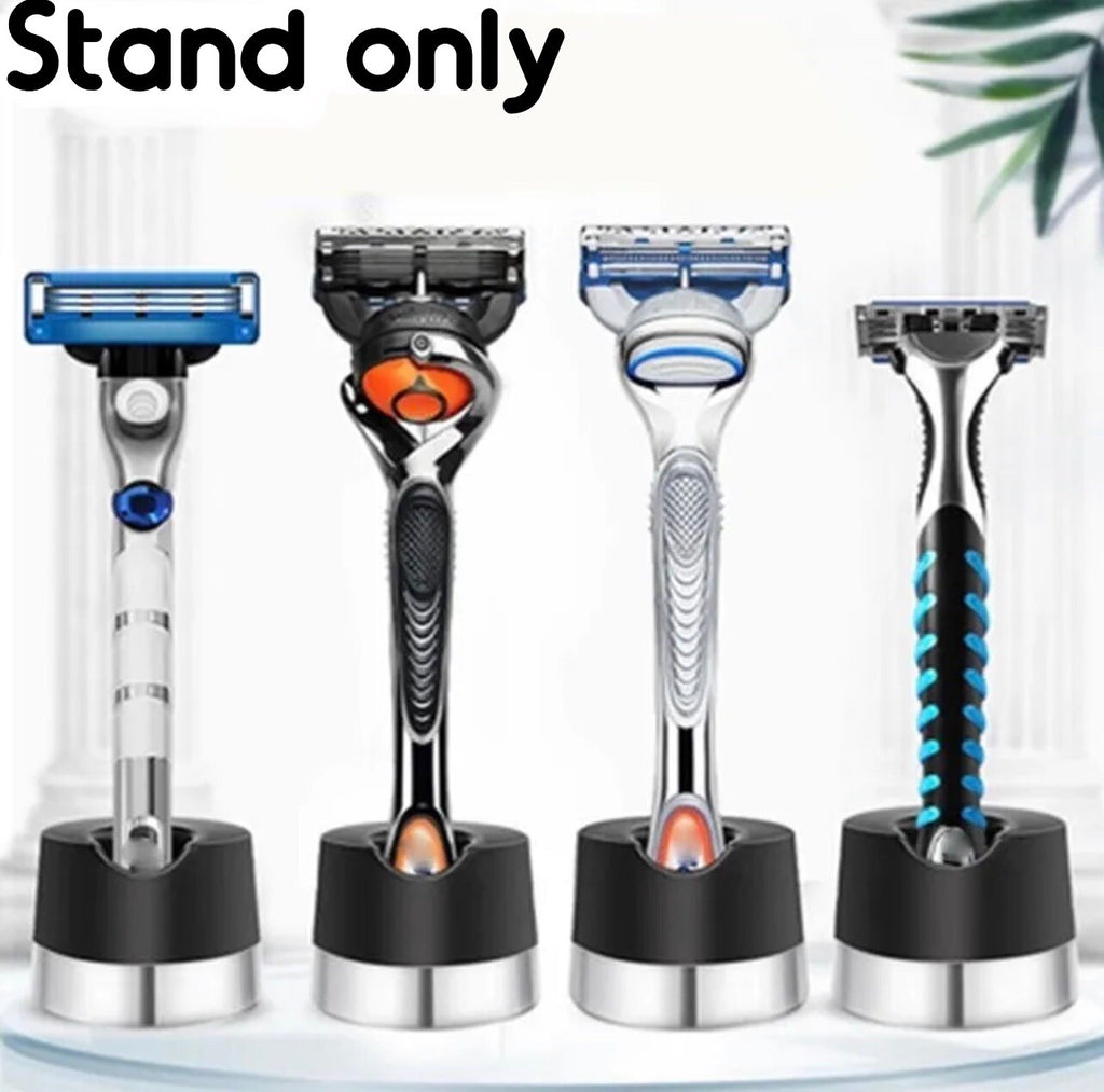 Heavyweight Razor Stand Holder for Gillette Harry's 3/5 Cartridge Razors - Black
