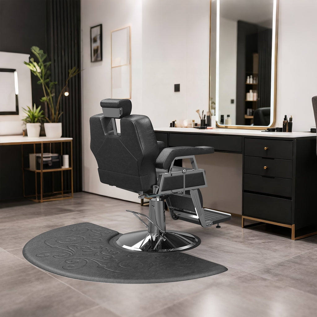 Anti-Fatigue Salon Floor Mat 3x5 ft Non-Slip Thick Comfort Cushion for Hair Stylist