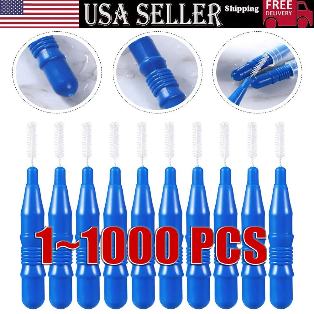 Dental Orthodontic Oral Floss & Interdental Brush Pack for Teeth Cleaning