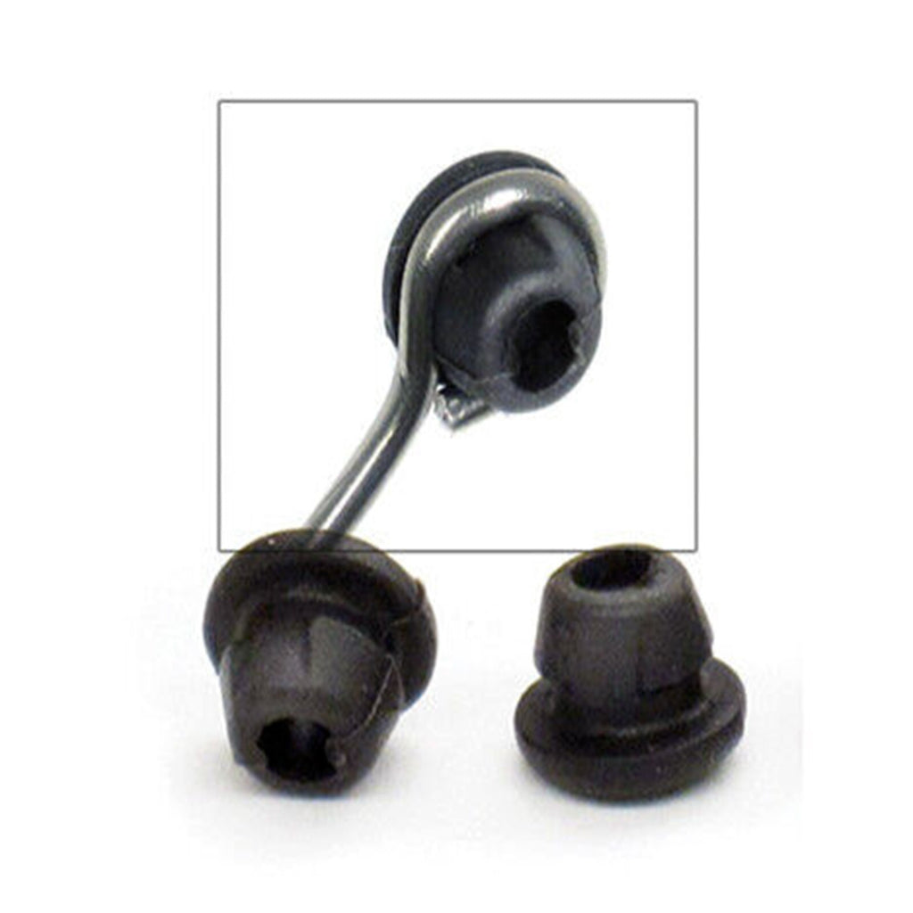 100 Black Tattoo Grommets, 100 Rubber Bands & 100 O-Rings set
