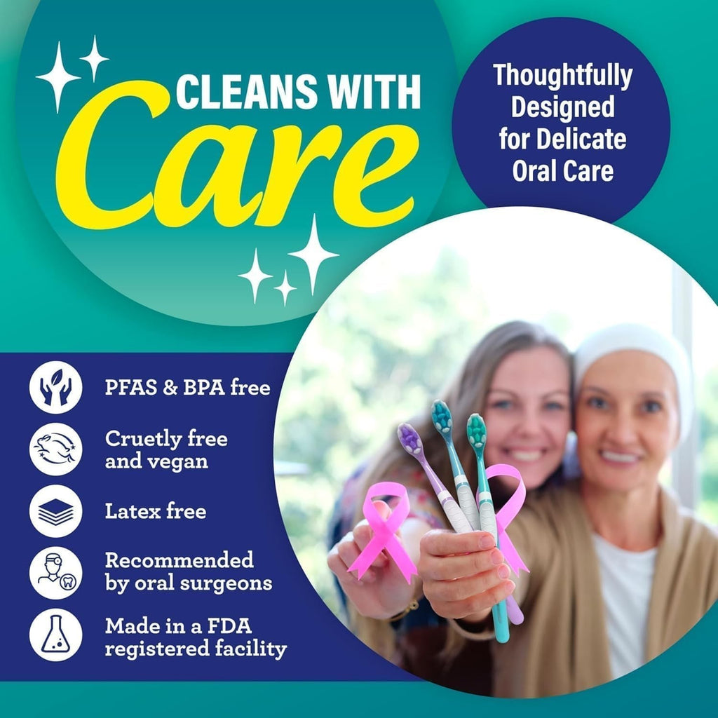 Sensitive Gums Toothbrush with Extra Soft Bristles - ADA Accepted
