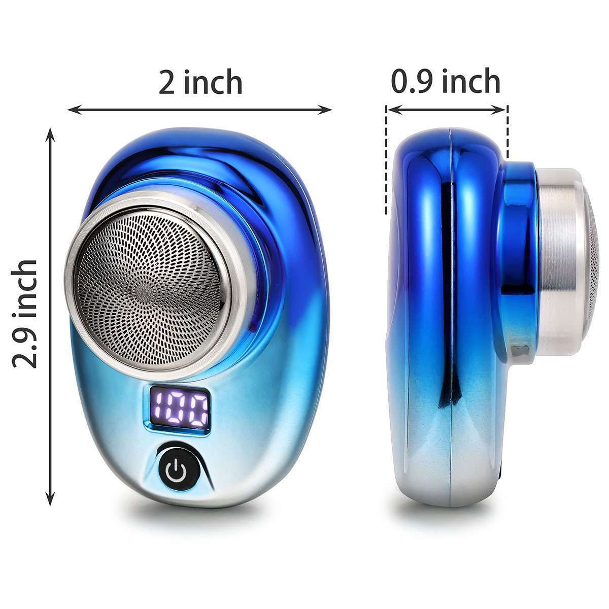 Mini Portable Electric Razor for Men USB Rechargeable Shaver Travel & Home Use