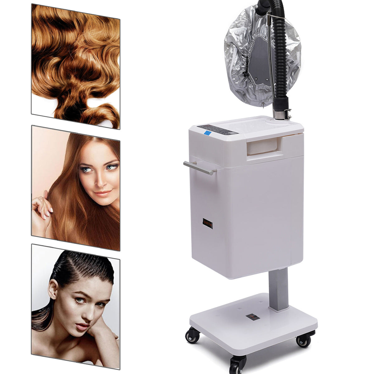 Nano Hair Steamer Salon Spa Equipment with Anion Hair Color Processor Set