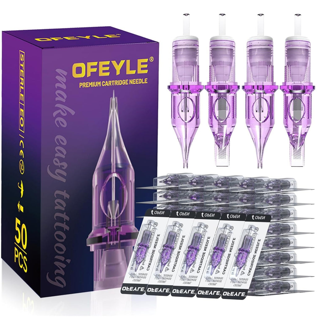 Tattoo Cartridge Needles Set for Pen Machine – Round Liner & Shader Tips
