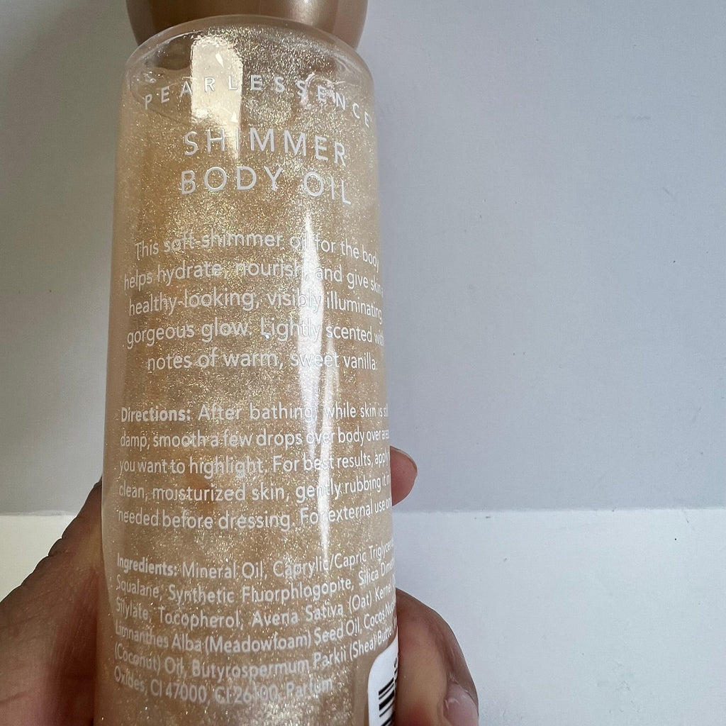Vanilla Shimmer Body Oil - Moisturizing and Radiant Glow, 4oz