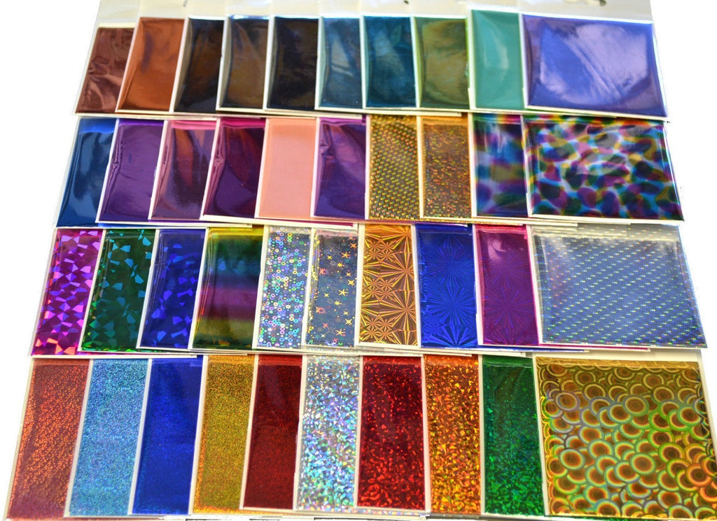 Galaxy Nail Art Foil Sheets 8x60cm - Shiny Nail Sticker Paper Pack