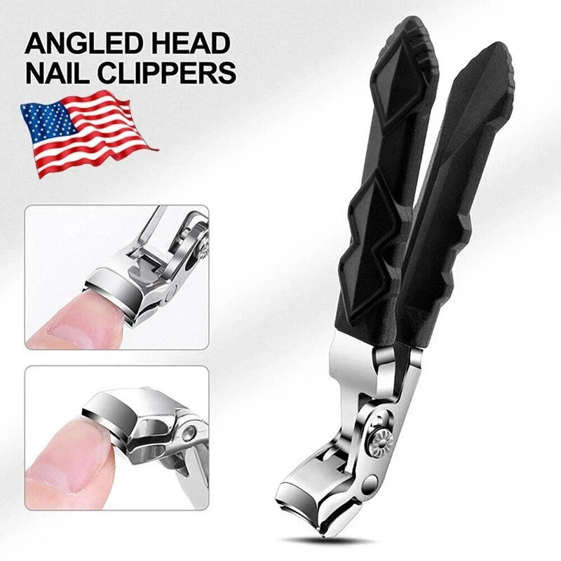 Heavy Duty Stainless Steel Toe Nail Clippers for Thick Nails - Professional & Ergonomic