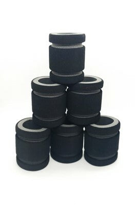 Tattoo Grip Covers 25-35mm Memory Foam - Disposable Pen Machine Grips (10 pcs)