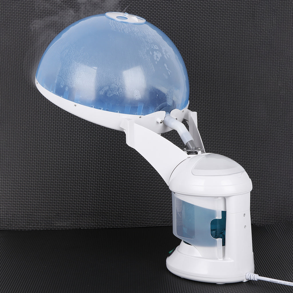 Blue 2-in-1 Hair and Facial Steamer Portable Sauna with Ozone