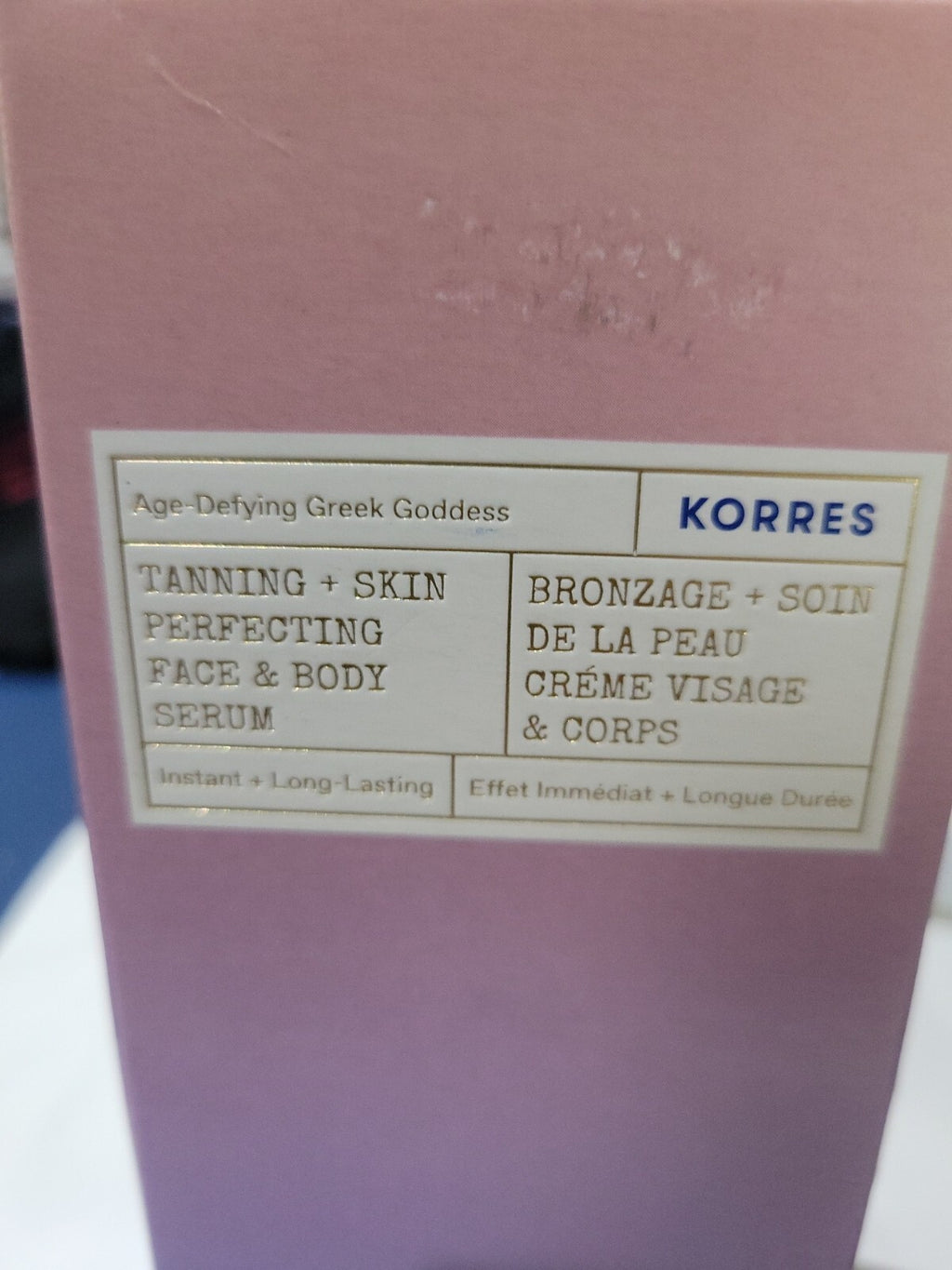 Korres Tanning and Skin Perfecting Face & Body Serum 150ml Sealed