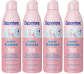 Baby Sunscreen Spray SPF 50 - Water-Resistant, Gentle, Hypoallergenic - 4 Pack