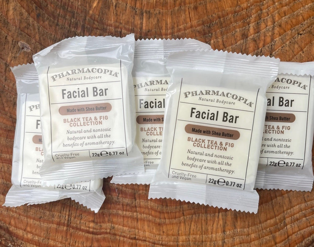 Pharmacopia Black Tea & Fig Facial Bar with Shea Butter - 0.77 oz