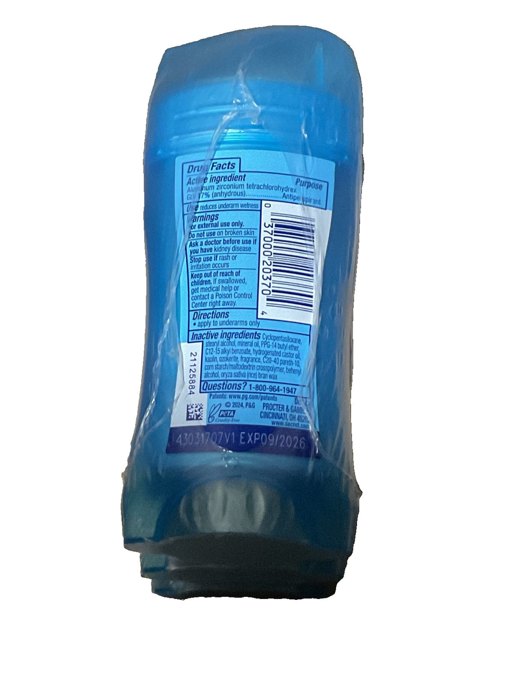 3 Pack Invisible Solid Antiperspirant Deodorant with Cocoa Butter - 2.6 oz