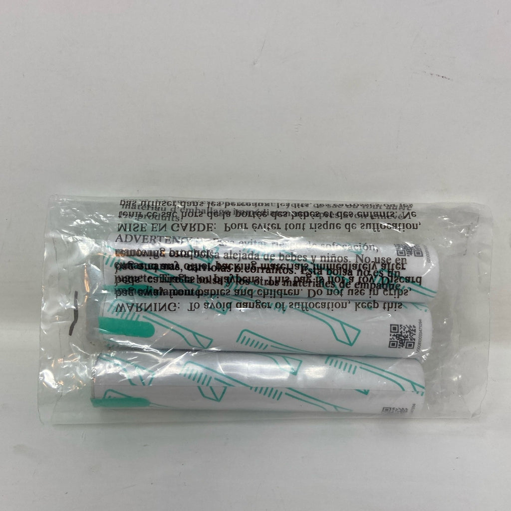 Electric Toothbrush Replacement Heads 3-Pack for Quip - White/Gray