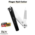 Nail Clipper and Trimmer Set with Nail File - Curved Edge Stainless Steel