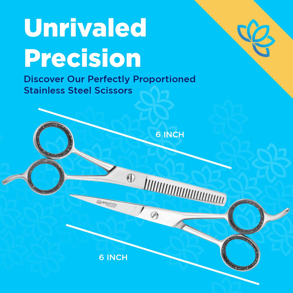 Professional Hair Cutting Scissors Set - Blending Shears for Hair Styling