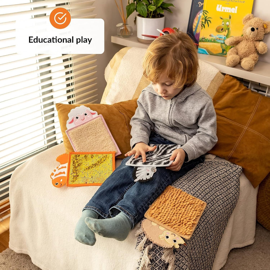 Sensory Wall Tiles for Autistic Children - Tactile Play Mats for Kids