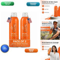 Reef Safe Sunscreen Spray SPF 50+ Broad Spectrum Face & Body 6 Fl Oz