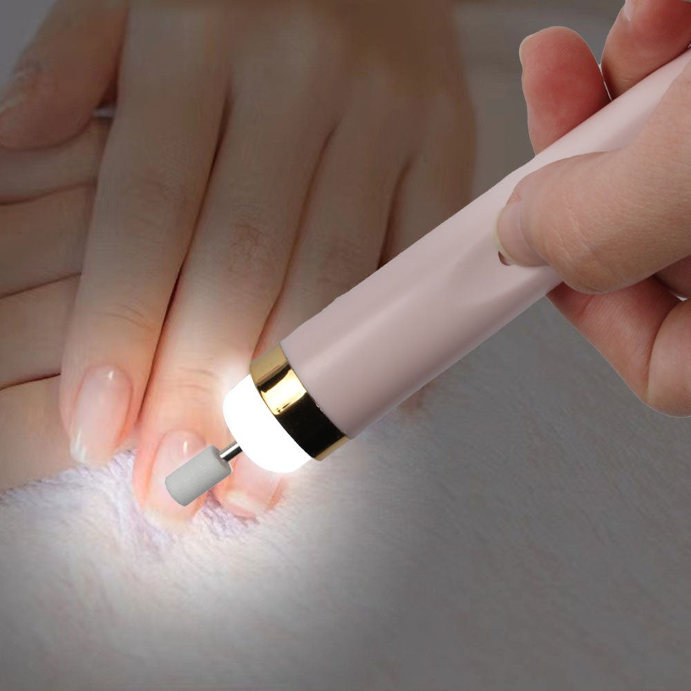 Electric Nail Drill File Machine for Manicure and Pedicure with LED Light