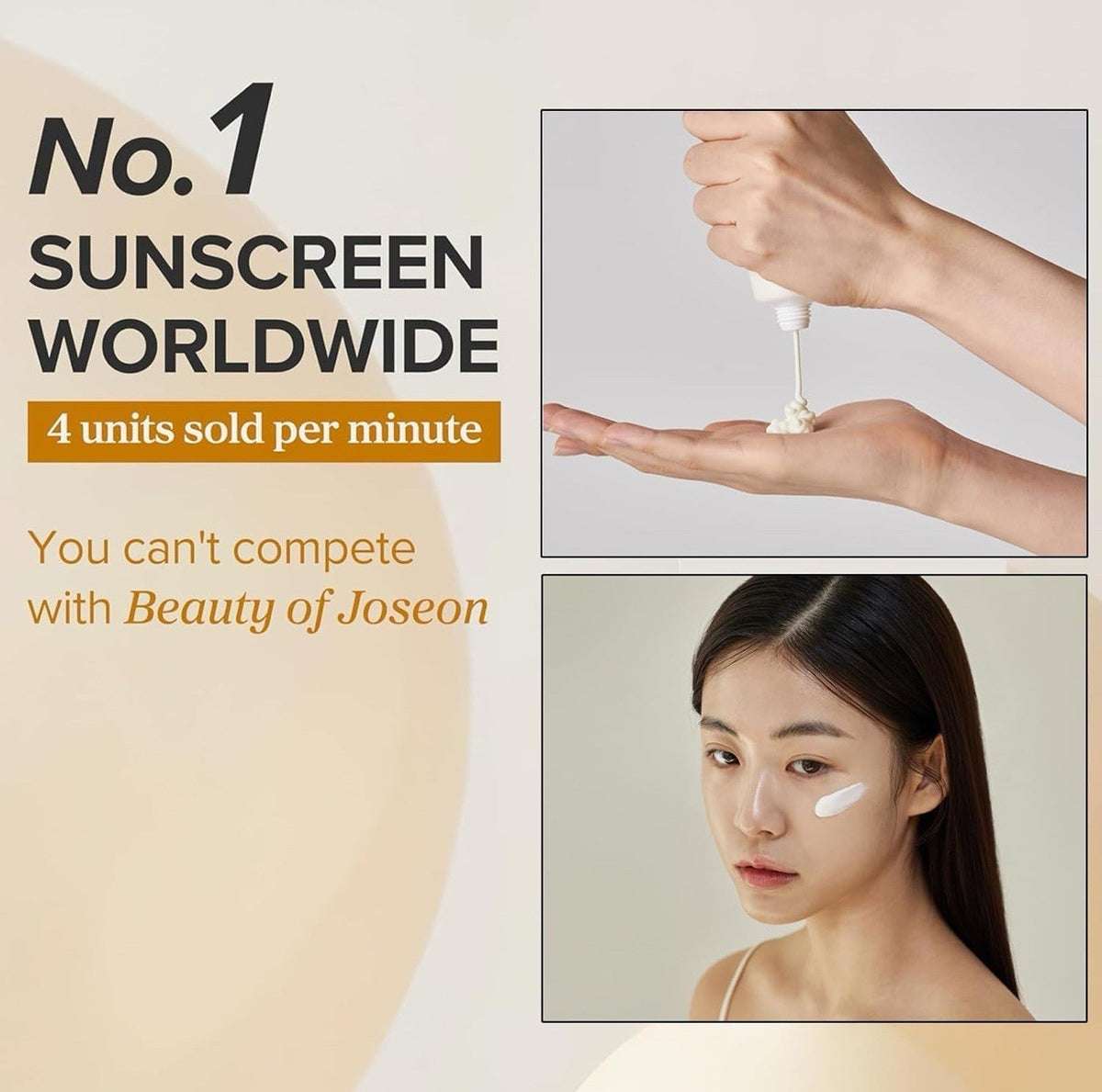 SPF50+ PA++++ Rice & Probiotics Sunscreen 50ml 2-Pack - Moisturizing Sun Block for All Skin Types