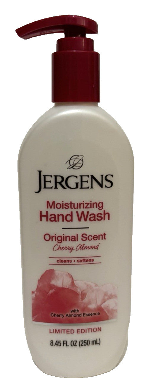 Jergens Cherry Almond Hand Wash Liquid Soap - 8.45 oz Pack of 6