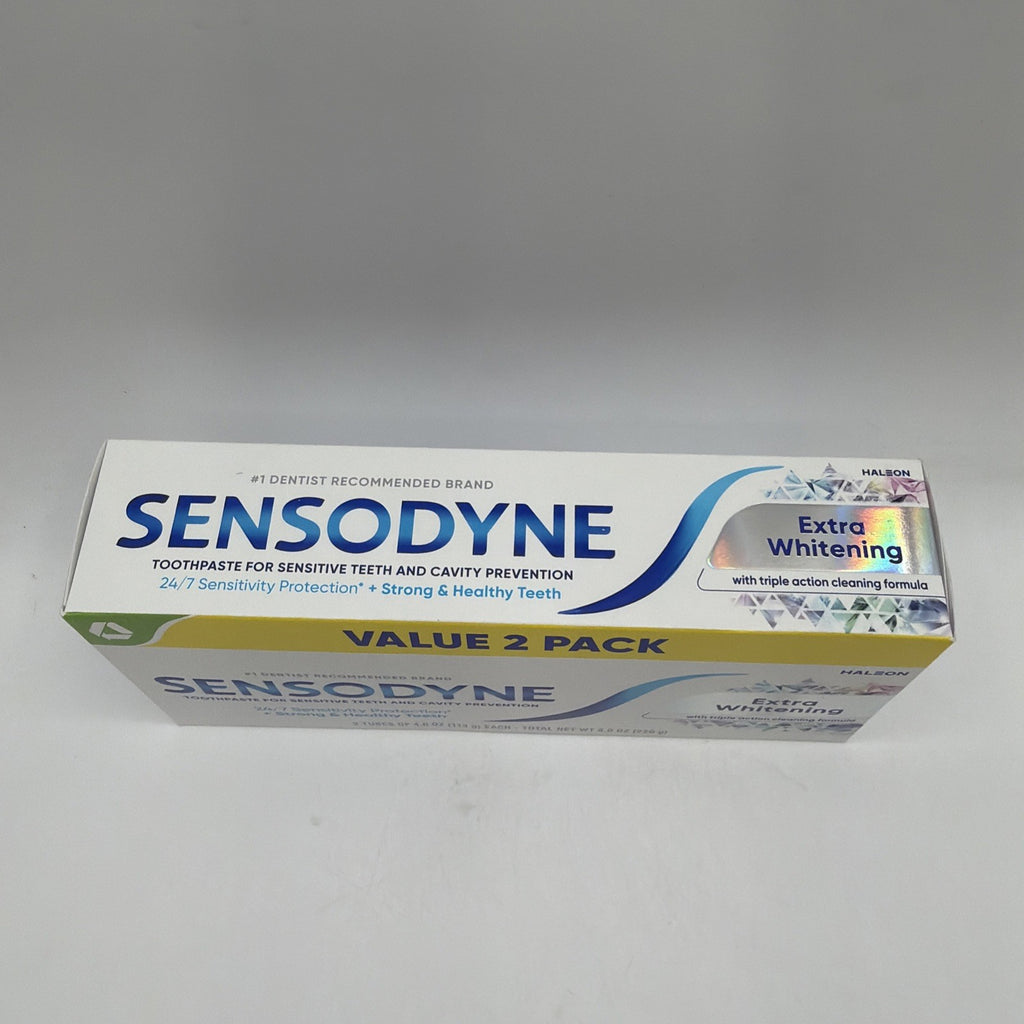Sensodyne Extra Whitening Toothpaste for Sensitive Teeth 4oz - 6 Tubes