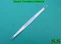 Square Comedone Extractor Pimple Tool Set - 4 Stainless Steel Acne Removal Tools