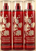 Bath & Body Works Japanese Cherry Blossom Body Mist Set - 3 x 8oz