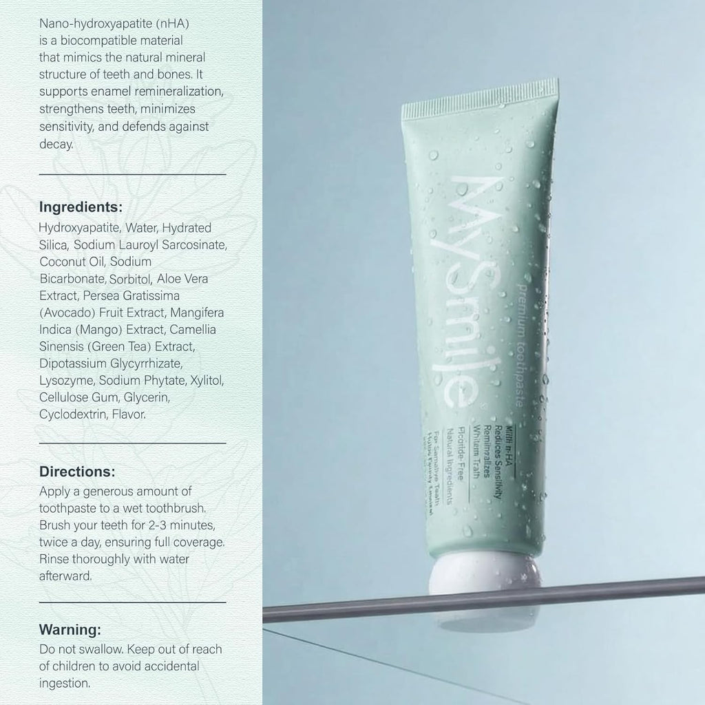 Nano Hydroxyapatite Fluoride-Free Sensitive Toothpaste 4.2oz