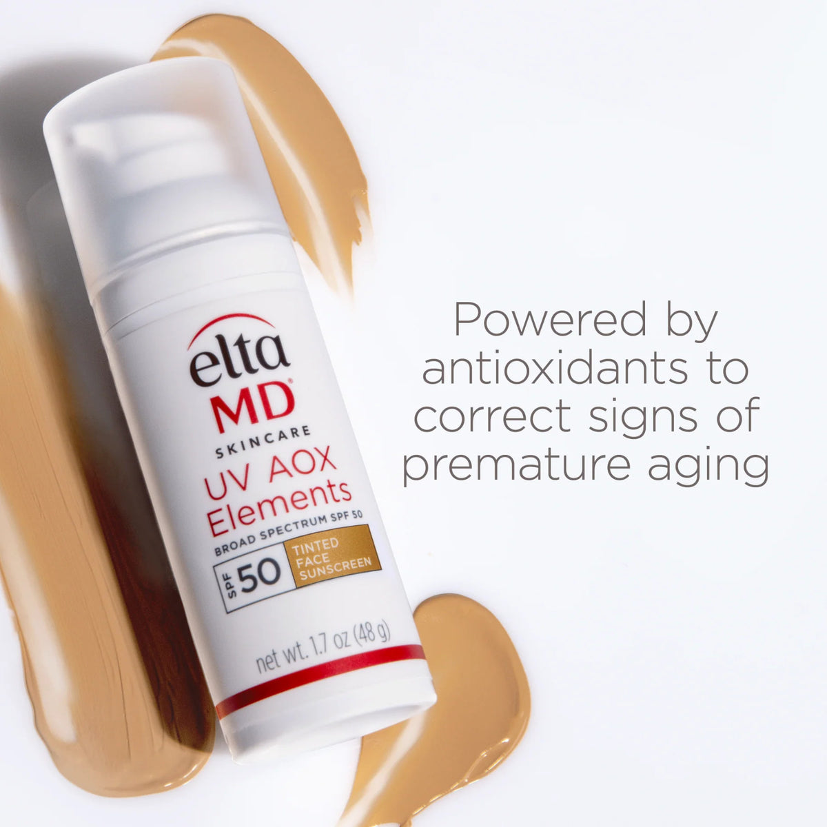 Elta MD UV AOX Elements Tinted SPF 50 Mineral Sunscreen 1.7oz - Broad Spectrum Hydrating