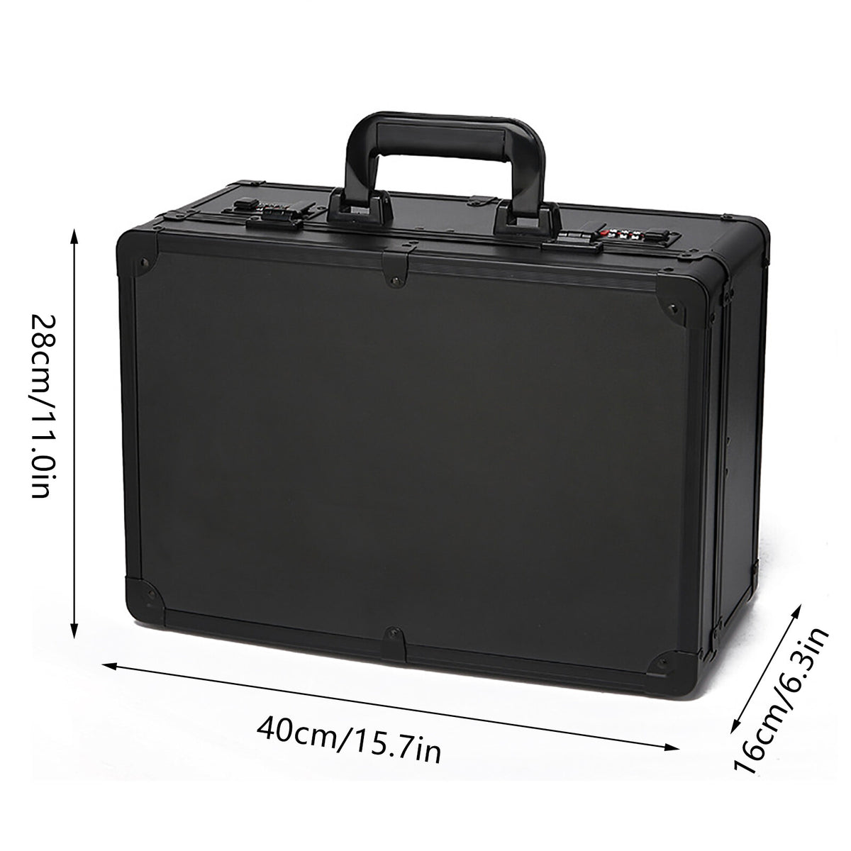 Portable Barber Tool Organizer Case with Locking Compartments for Travel and Salon Use