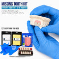 Missing Tooth Kit for Front Teeth Replacement Acrylic Teeth Set - A2 Shade